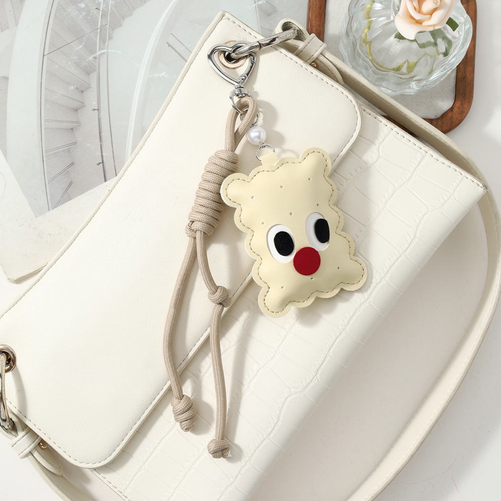 Breloques De Sac En Cuir Torsadées, Motif Animal Mignon, Série Simple Image6