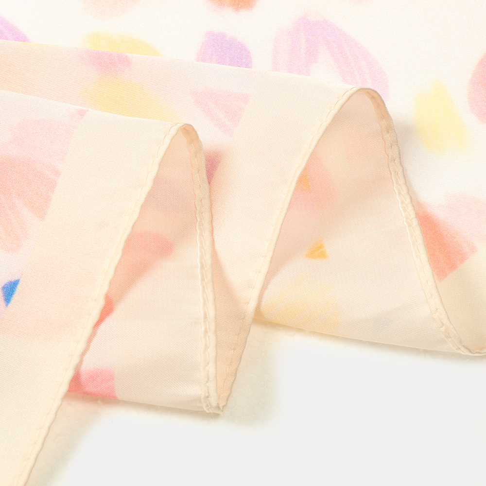 Écharpes D'Été Pour Femmes En Polyester, Motif Cœur Et Couleurs Assorties, Collection Romantique Image5