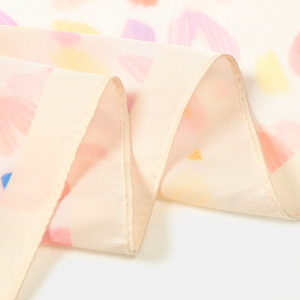 Écharpes D'Été Pour Femmes En Polyester, Motif Cœur Et Couleurs Assorties, Collection Romantique h5 Image5