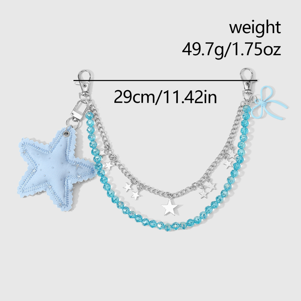Perles Nœud Papillon Quotidien Simple, Breloques De Sac En Alliage Étoile h5Image2