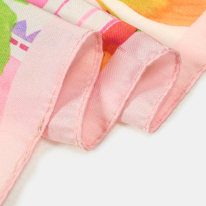 Écharpes D'Été Pour Femmes, En Polyester, Motif Fruits Et Feuilles Multicolores, Collection Romantique h5 Image5