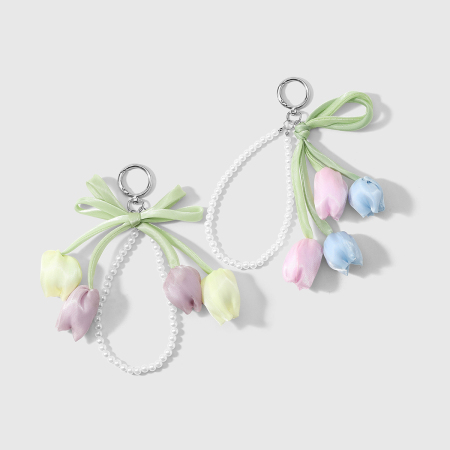 Porte-clés en cuir de couleurs assorties, série simple, dessin animé quotidien