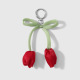 1 porte-clés rouge vin Image2