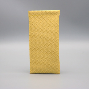 Sacs De Rangement Pour Lunettes De Soleil Simple Series Daily Couleur Unie Tissés En Pu h5