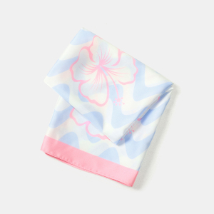 Écharpes D'Été En Polyester À Rayures Douces Et Motifs Trèfle Multicolores, Collection Romantique h5 Image4