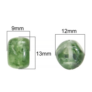 Perles Acryliques Rondes Et Rectangulaires À Faire Soi-Même, Série Simple h5 Image3