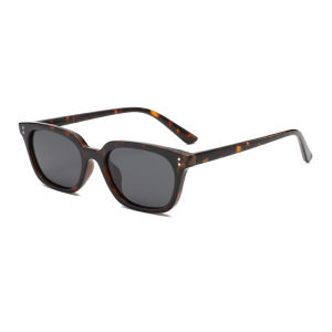 Lunettes De Soleil Femme Simple Series À Imprimé Léopard Multicolore Décontracté h5 