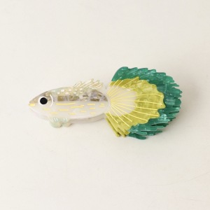 Pinces À Cheveux En Acétate De Poisson, Style Océanique Mignon Et Coloré, Série Simple h5 