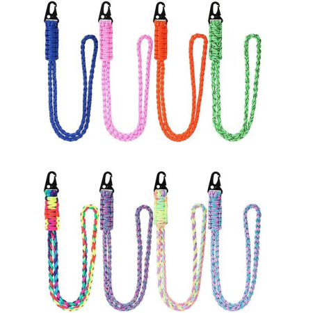 Boucles de tissage suspendues d'extérieur multicolores, polyvalentes et décontractées
