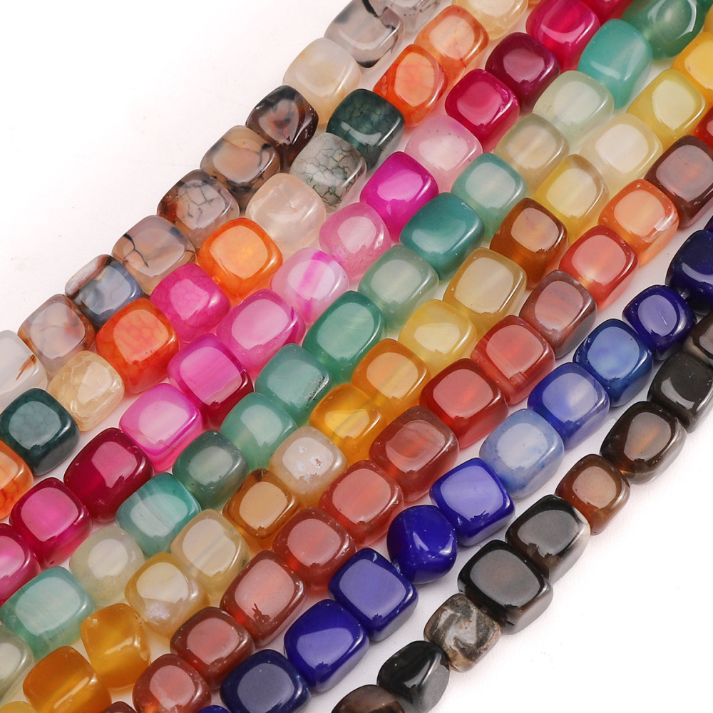 Collection Simple Diy De Perles Géométriques Dégradées En Pierres Naturelles Image4