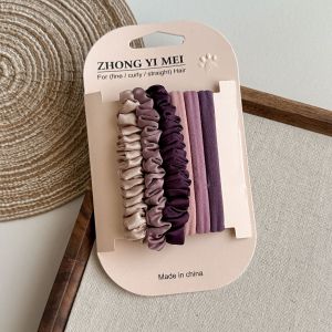 Chouchous En Tissu Uni Couleur De La Série Simple Daily h5