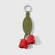 Un porte-clés tulipe rouge 
