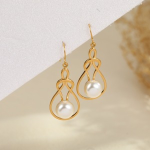Boucles D'Oreilles Pendantes Pour Femmes, Forme Irrégulière, En Acier Inoxydable, Étanches, De La Collection Simple Series Daily h5 Image2