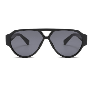 Lunettes De Soleil Femme Simple Series, Style Décontracté, Couleur Unie, Imprimé Léopard Dégradé h5 Image3