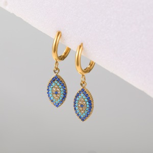 Ensembles De Bijoux Pour Femmes Simple Series Daily Circle En Acier Inoxydable Étanche Couleur Or h5 Image4