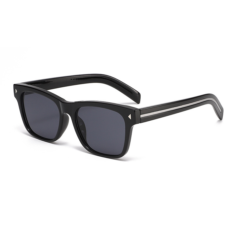 Lunettes De Soleil Unisexes Simple Series, Décontractées, Unies, À Imprimé Léopard Dégradé, Couleur Unie.