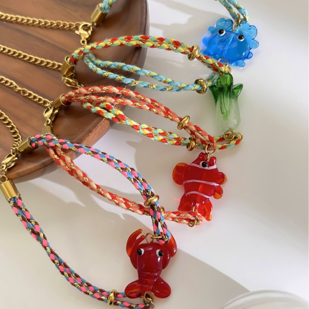 Bracelets Tressés Pour Femmes, Style Océanique, En Corde Tressée Dorée Image4