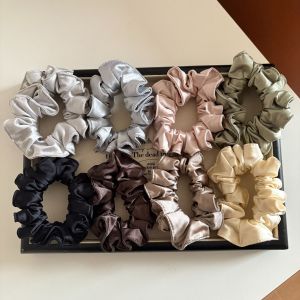Chouchous En Tissu Uni Couleur De La Série Simple Daily h5 Image4