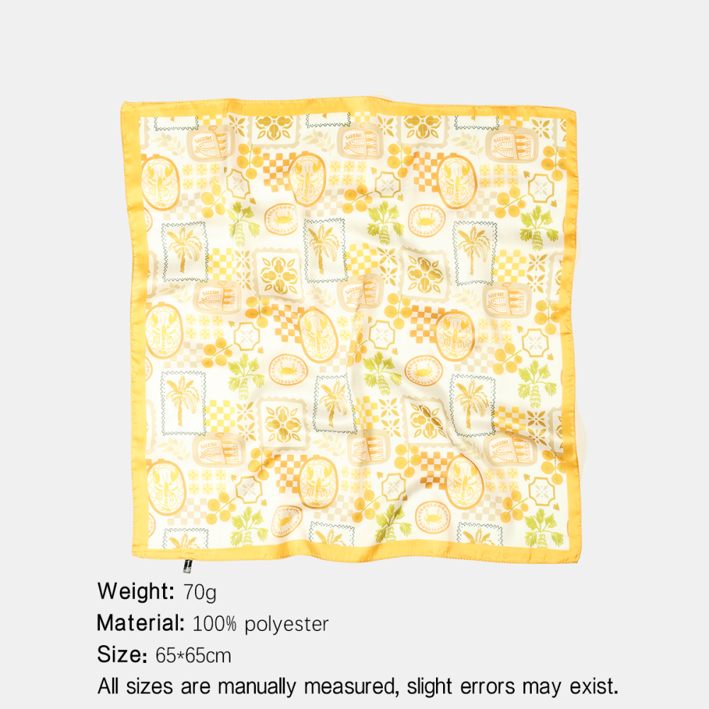 Écharpes D'Été En Polyester, Collection Romantique, Motif Animal, Océan Et Plantes, Style Océanique Image2