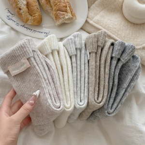 Chaussettes Élégantes Unies Mi-Mollet h5 Image3