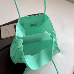Sac À Main Fourre-Tout Femme En Pvc Transparent Uni, Style Décontracté h5 Image4
