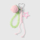 Un porte-clés de sac pêche rose Image2