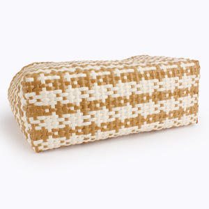 Sac Fourre-Tout Femme En Plastique Tissé Multicolore Style Vacances h5 Image4