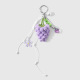 Un porte-clés en forme de raisin violet clair Image2