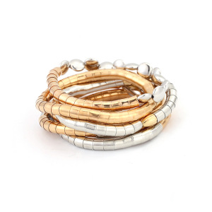 Ensembles De Bracelets Luxueux Pour Femmes, En Fil Uni Couleur Or Ccb h5 Image4