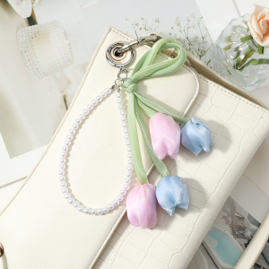 Porte-Clés En Cuir De Couleurs Assorties, Série Simple, Dessin Animé Quotidien h5 Image5