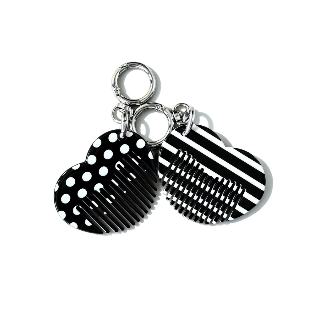 Mini Peigne Porte-Clés En Forme De Cœur h5Image2