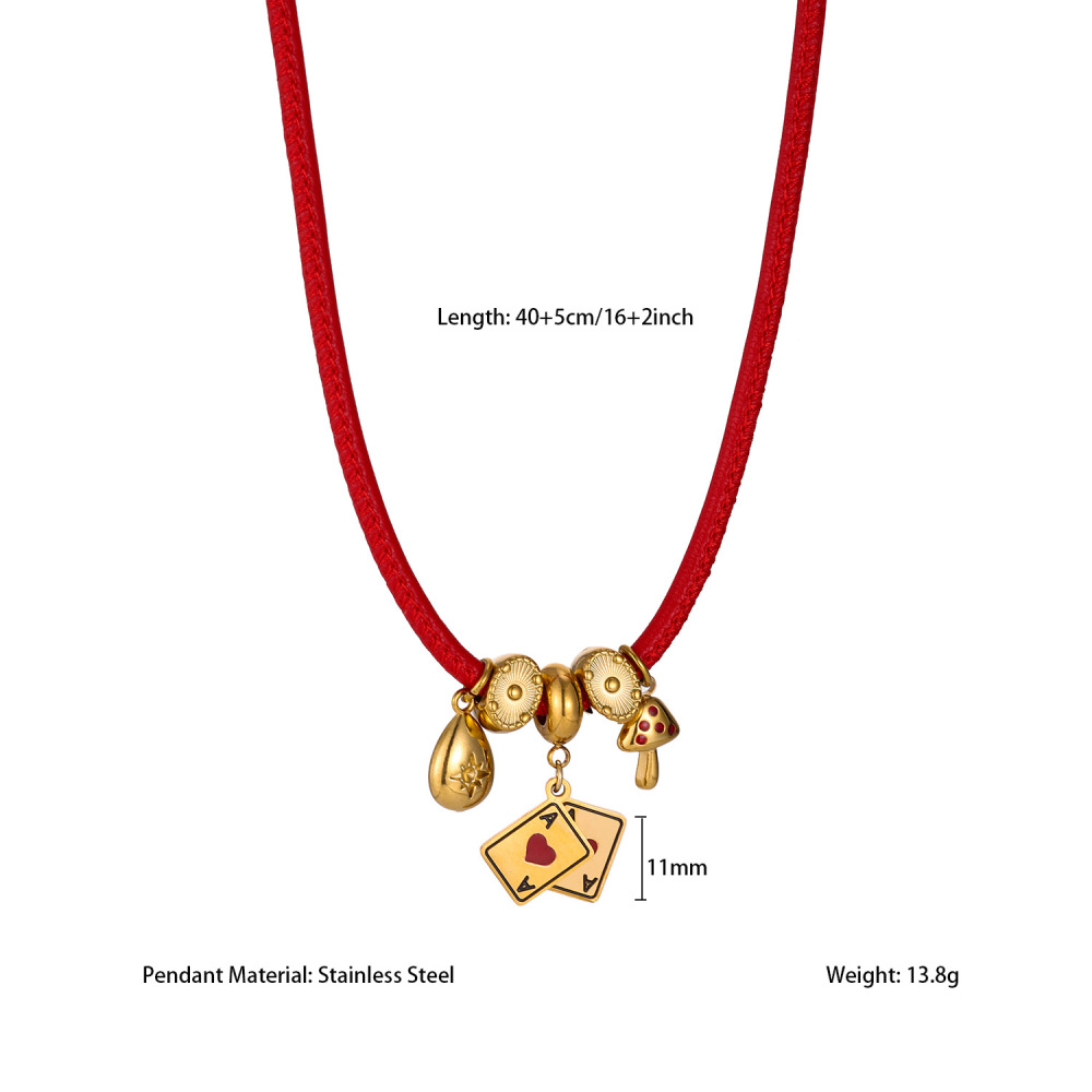 Colliers Tressés Pour Femmes, Collection Romantique, Avec Lettres Mignonnes, Forme Irrégulière, Cercle, En Acier Inoxydable, Étanche, Couleur Or. 