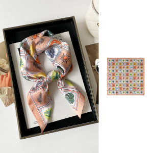 Écharpes D'Été Pour Femmes En Polyester, Style Océanique, Collection Romantique À Fleurs Douces h5
