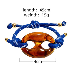 Bracelets À Breloques Pour Femmes En Corde De Forme Irrégulière h5 