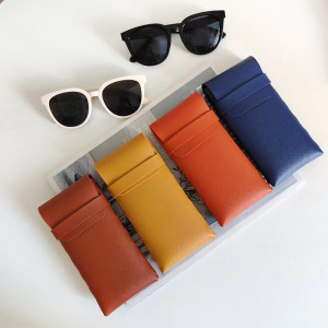 Sacs De Rangement Pour Lunettes De Soleil Simple Series Daily Couleur Unie En Pu h5 Image3