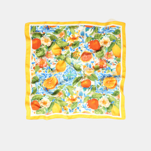 Écharpes D'Été En Polyester À Motif De Feuilles De Fruits Naturelles, Collection Simple Series h5 