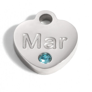 Pendentifs Pour Femmes En Forme De Cœur, Simples Et Étanches, En Acier Inoxydable Doré Avec Pierre Naturelle Et Zircon. h5 Image4