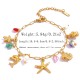 Couleur or/Taille unique/Bracelet (1 pièce) 
