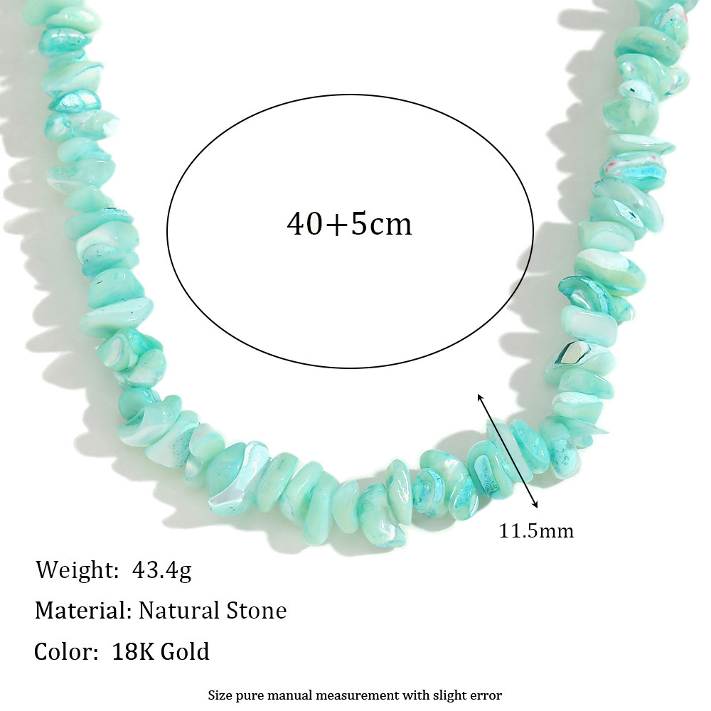 Colliers De Perles Simples En Pierres Naturelles Pour Femmes