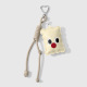 Un porte-clés biscuit blanc cassé Image3