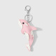 Un porte-clés orque rose et blanc Image4