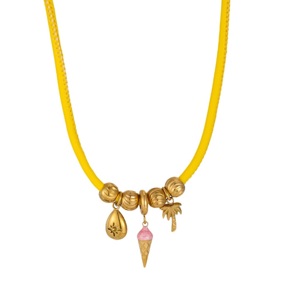 Colliers Tressés Pour Femmes, Collection Romantique, Avec Lettres Mignonnes, Forme Irrégulière, Cercle, En Acier Inoxydable, Étanche, Couleur Or. Image4
