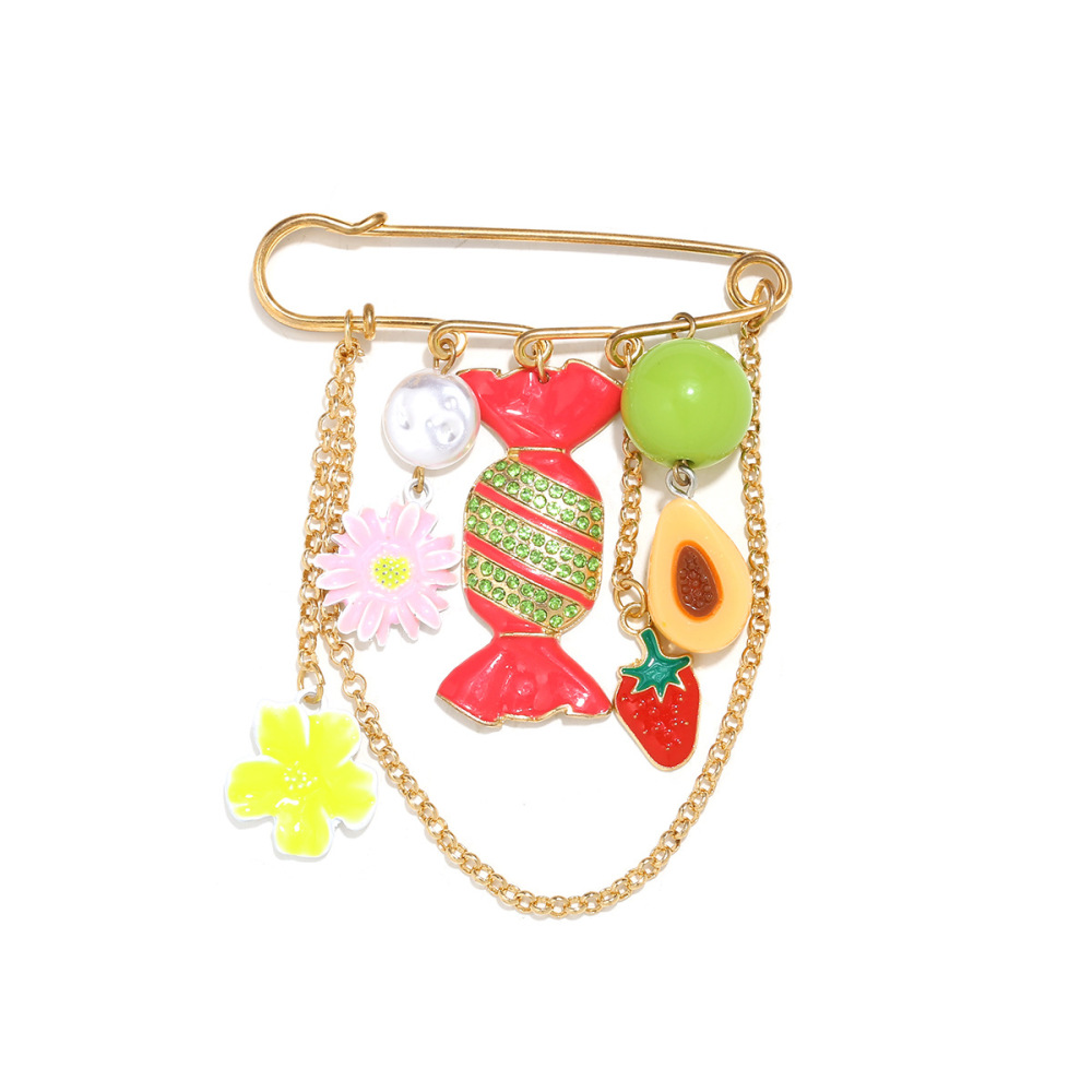 Broches En Alliage De Fruits Sucrés De La Série Romantique Image2