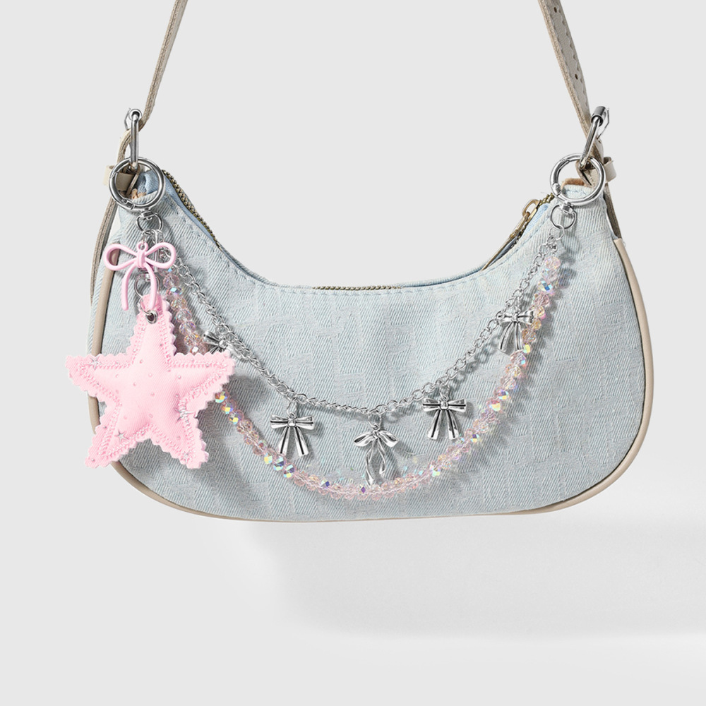 Perles Nœud Papillon Quotidien Simple, Breloques De Sac En Alliage Étoile h5Image3