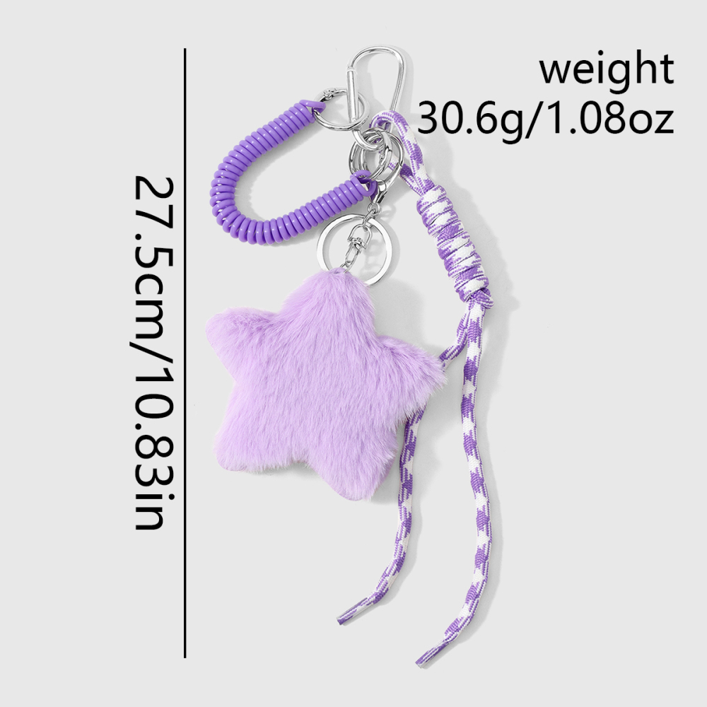 Breloques De Sac En Alliage Simple Series Sweet Bow Knot Star Wings h5Image2