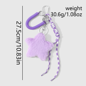 Breloques De Sac En Alliage Simple Series Sweet Bow Knot Star Wings h5 Image2