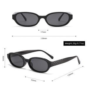 Lunettes De Soleil Décontractées À Imprimé Léopard, Couleur Unie, De La Série Simple h5 Image2