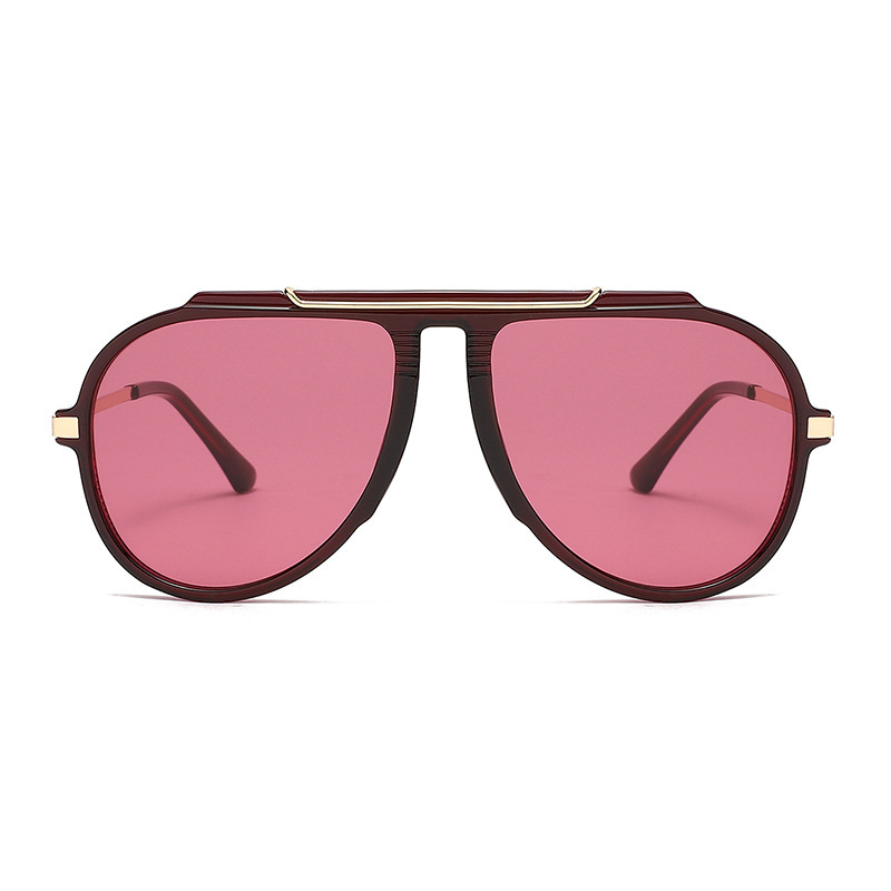 Lunettes De Soleil Unisexes Simple Series Daily À Imprimé Léopard Dégradé Image4