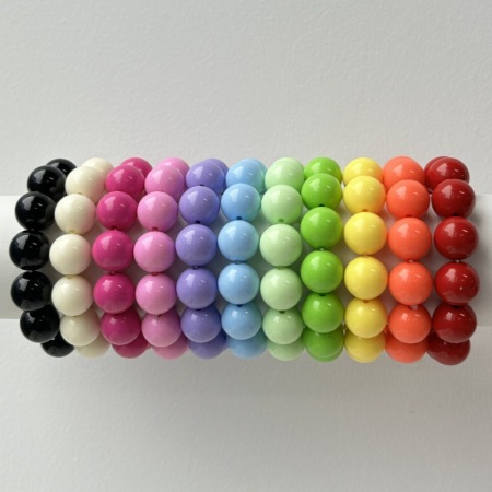 Bracelets en perles de résine pour femmes 2