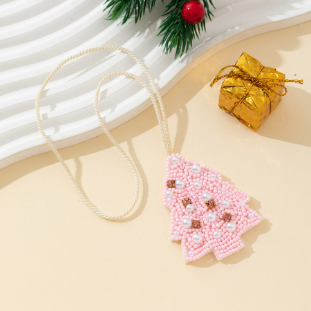 Collection de luxe - Perles de Noël quotidiennes - Breloques en tissu pour sacs